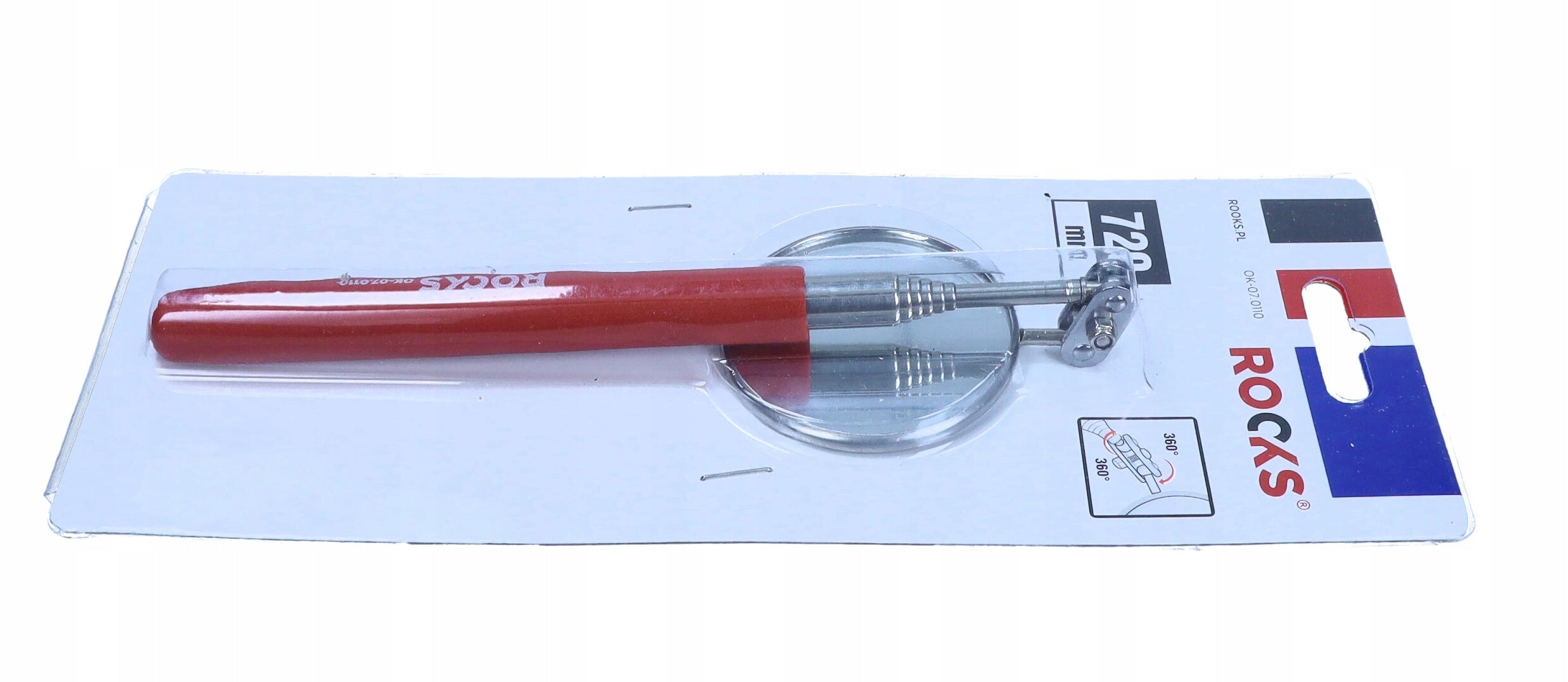 Inspection mirror, telescopic 720 mm Product weight with unit packaging 0.1 kg