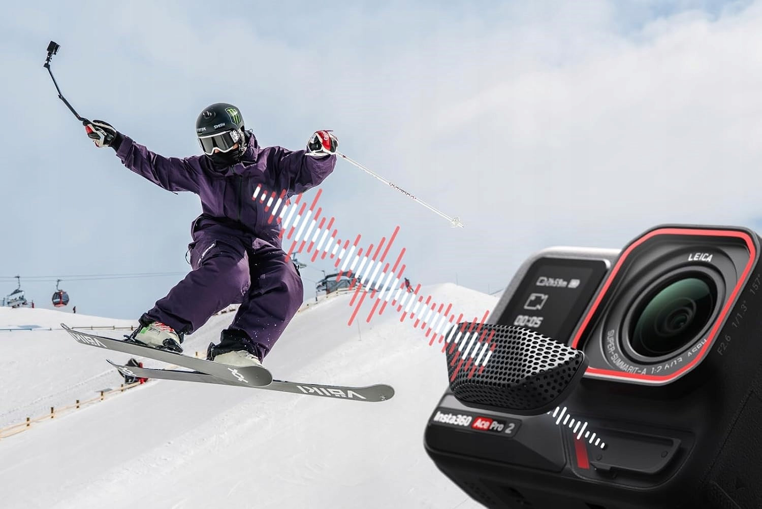 Insta360 Ace Pro 2 Waterproof Sports Camera 8K Leica Winter Kit Brand Insta360