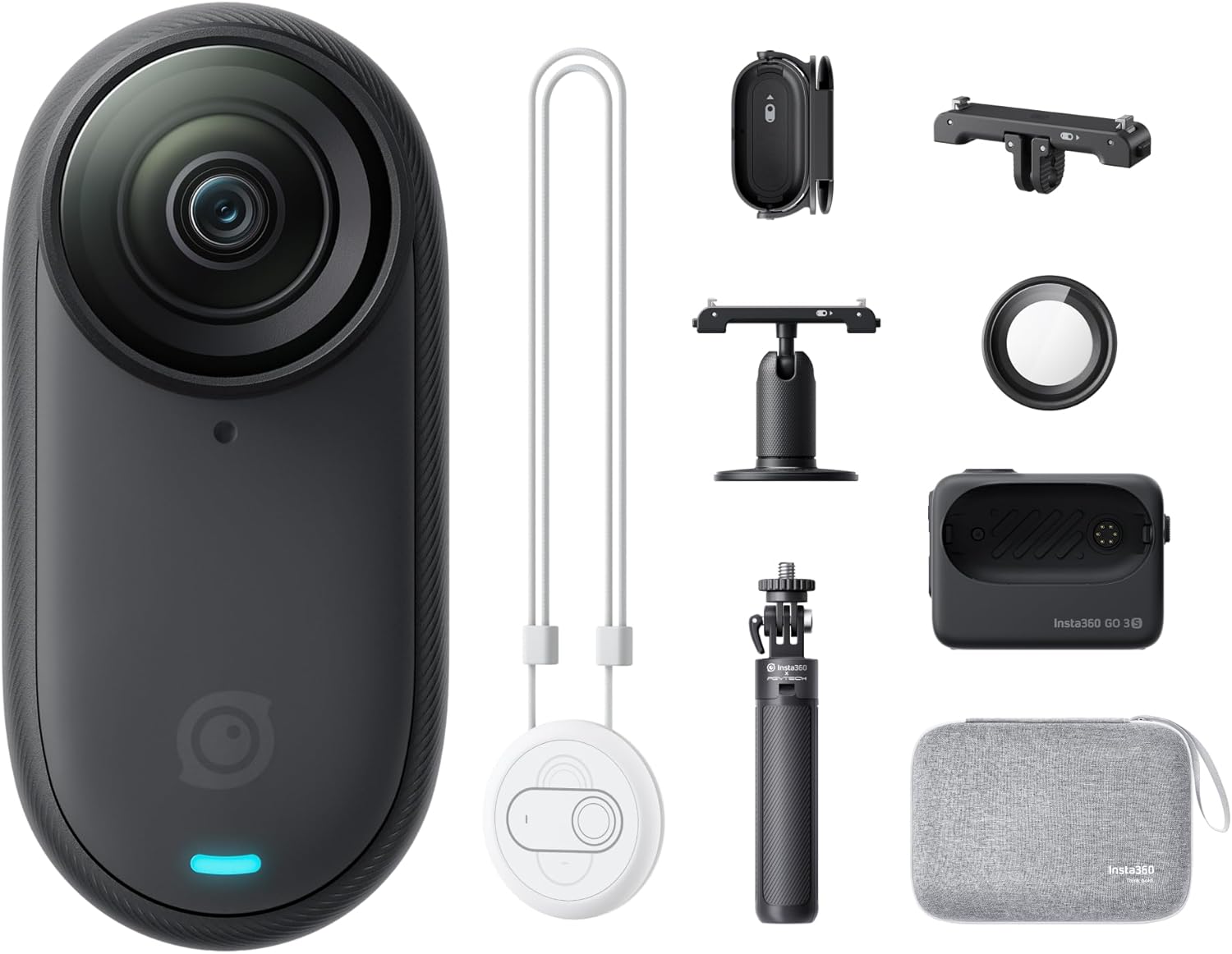 Insta360 GO3S Family Bundle Sports Camera 4K 140min Working Travel Kit