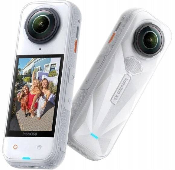 Insta360 X5 Satin White Limited Edition, White Sports Camera