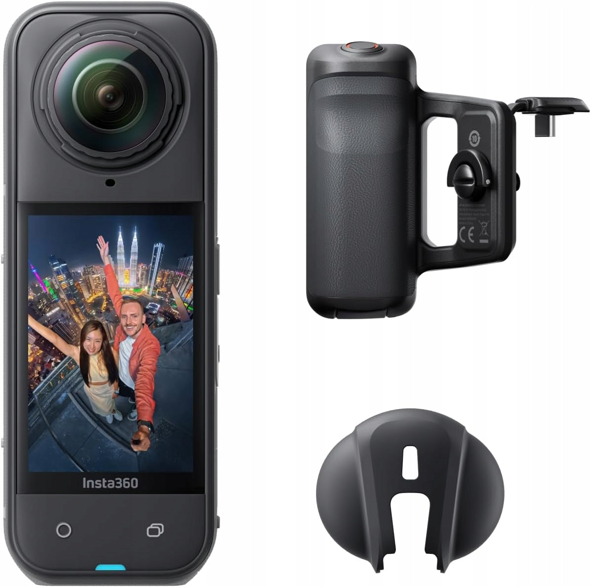 Insta360 X5 Set with Photo Holder Camera 8K 360° Battery 3h