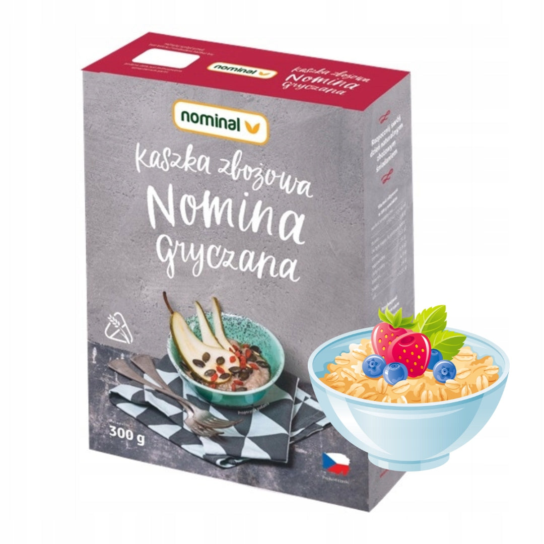 Instant BUCKWHEAT porridge for children GLUTEN-FREE healthy PREMIUM 300g Nominal