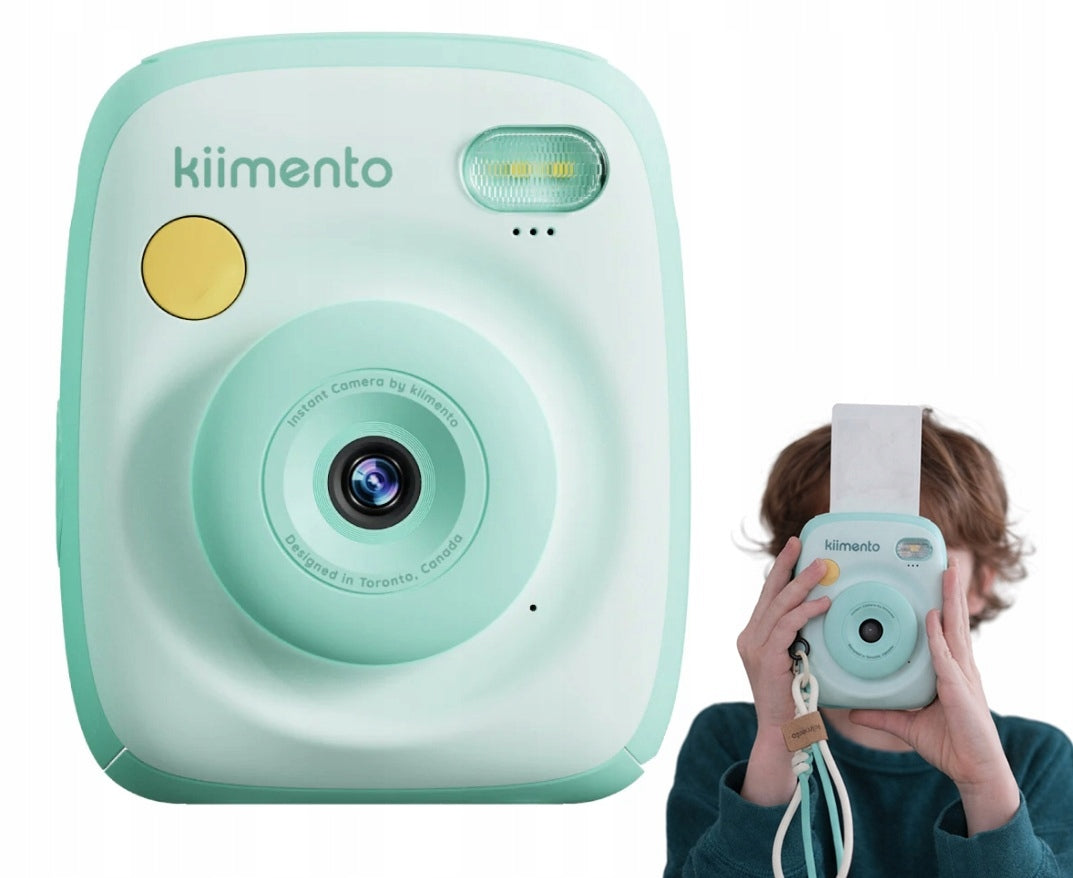 Instant Camera + Digital 48MP 1080p Kids Printer + 32GB Card