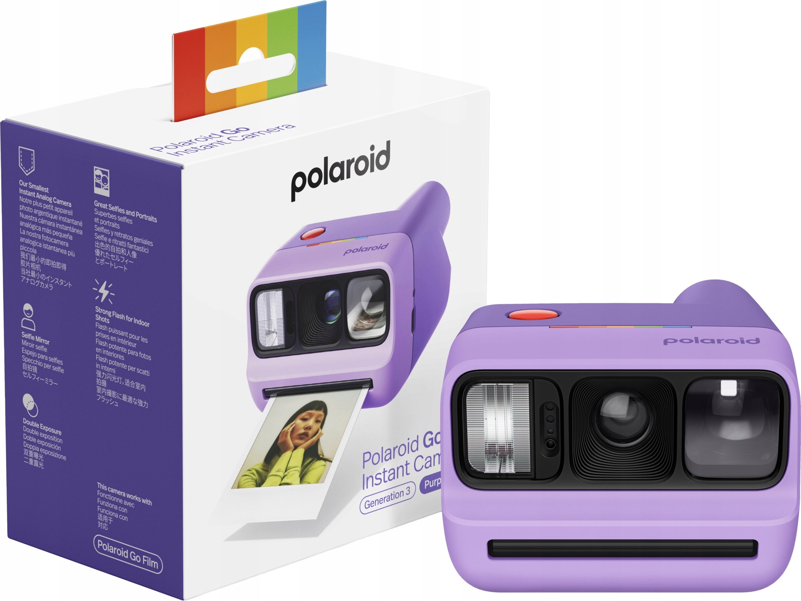 Instant Camera POLAROID Go Gen 3 Purple