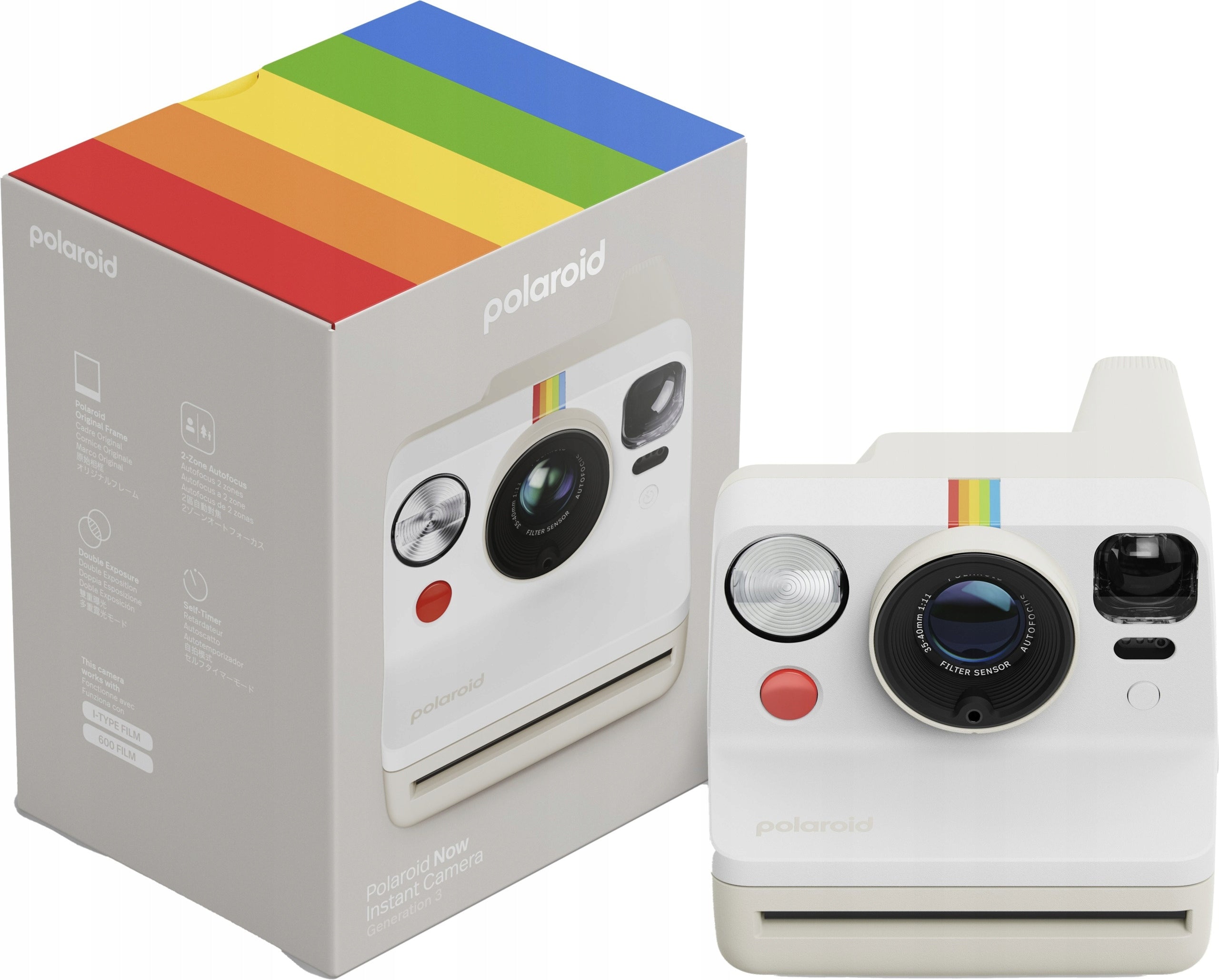 Instant Camera POLAROID Now Gen 3 White