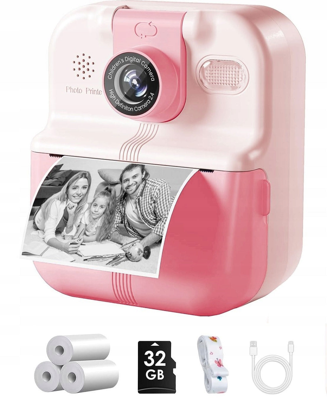 Instant Camera XREC P02 Pink