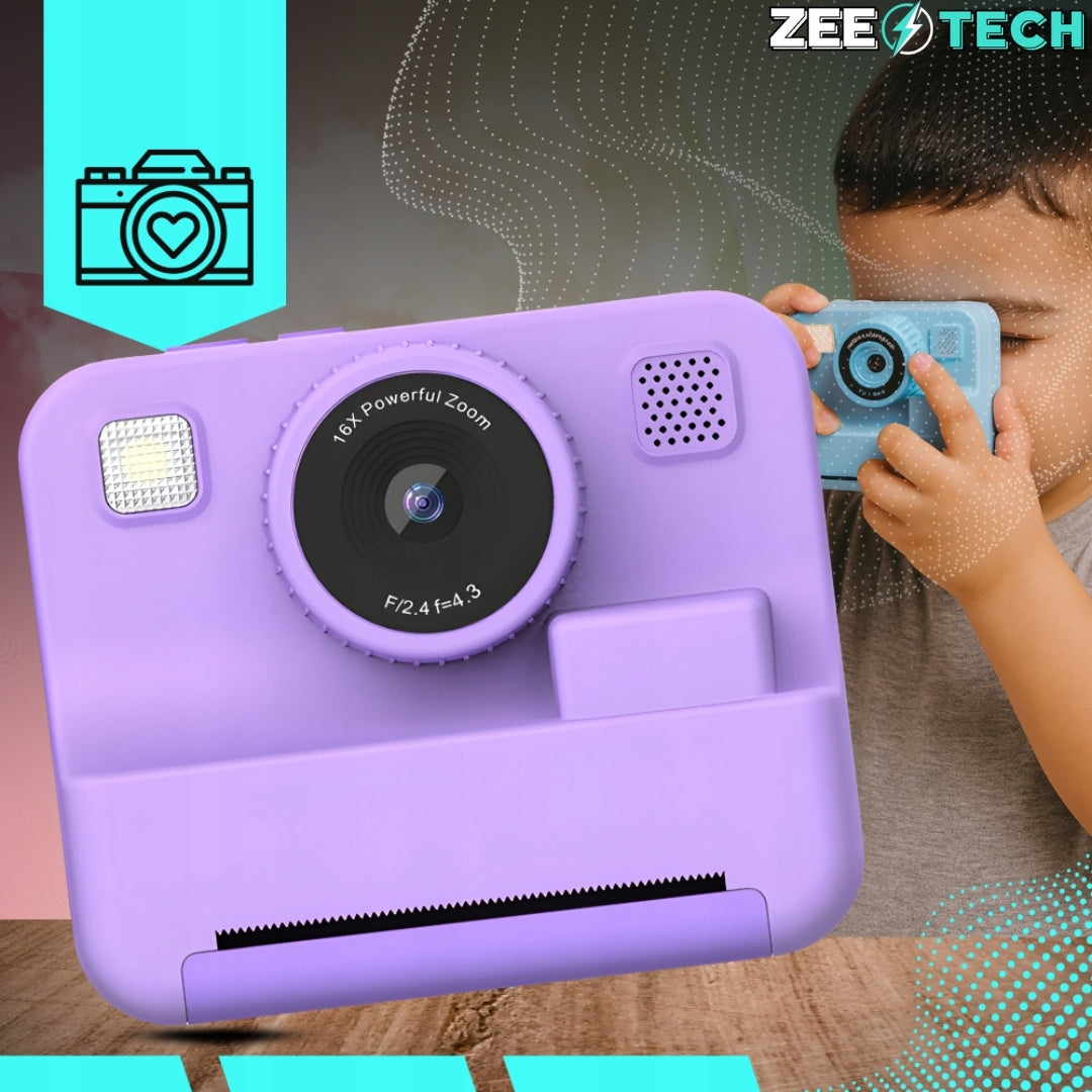 Instant Camera for Kids Digital Camera with Printer Drukuś 11 ROLLS Manufacturer code Aparat natychmiastowy dla dzieci z drukarką