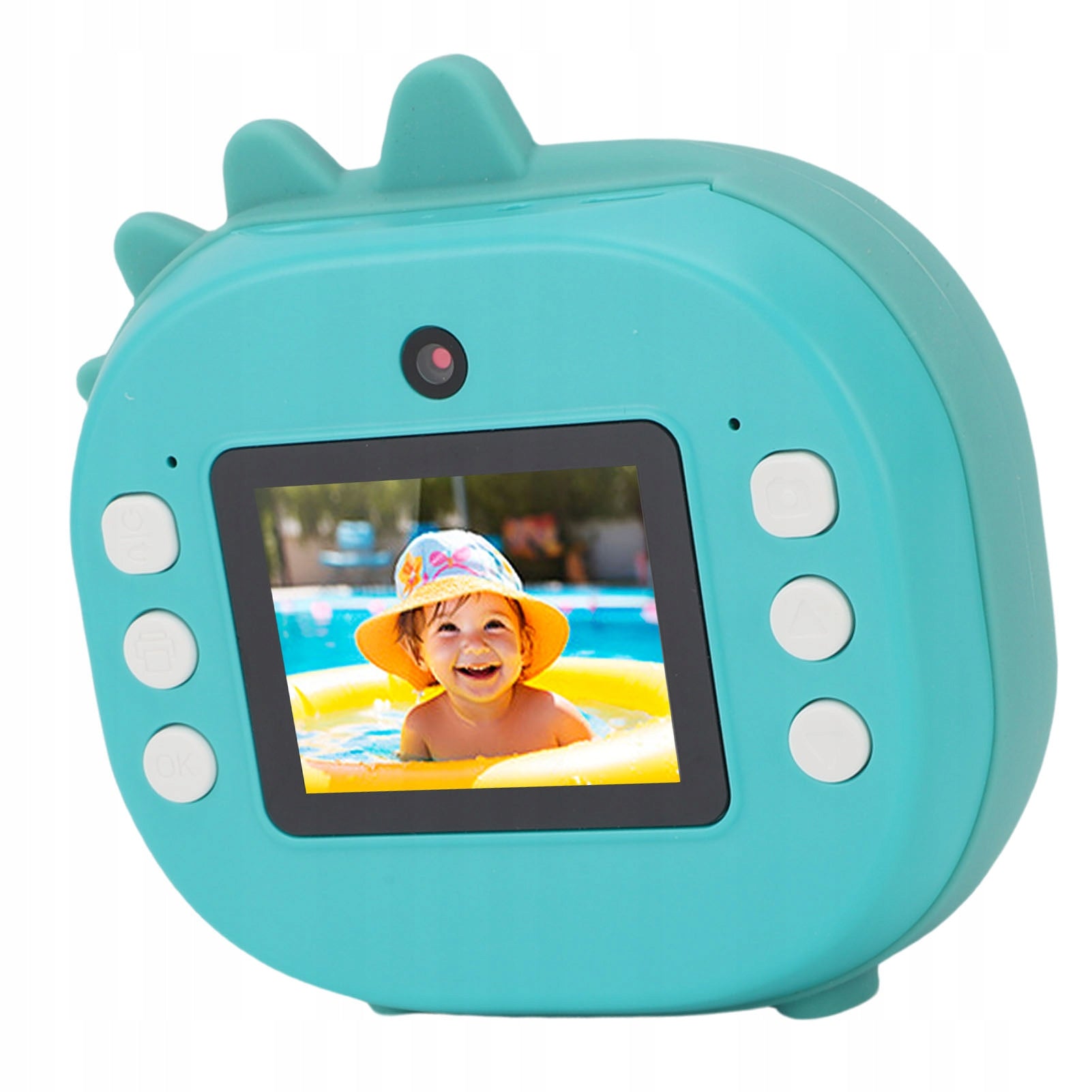 Instant Print Camera Cute Dinosaur Shape 48MP 2,0 Inch C4 Model 9106NBBG