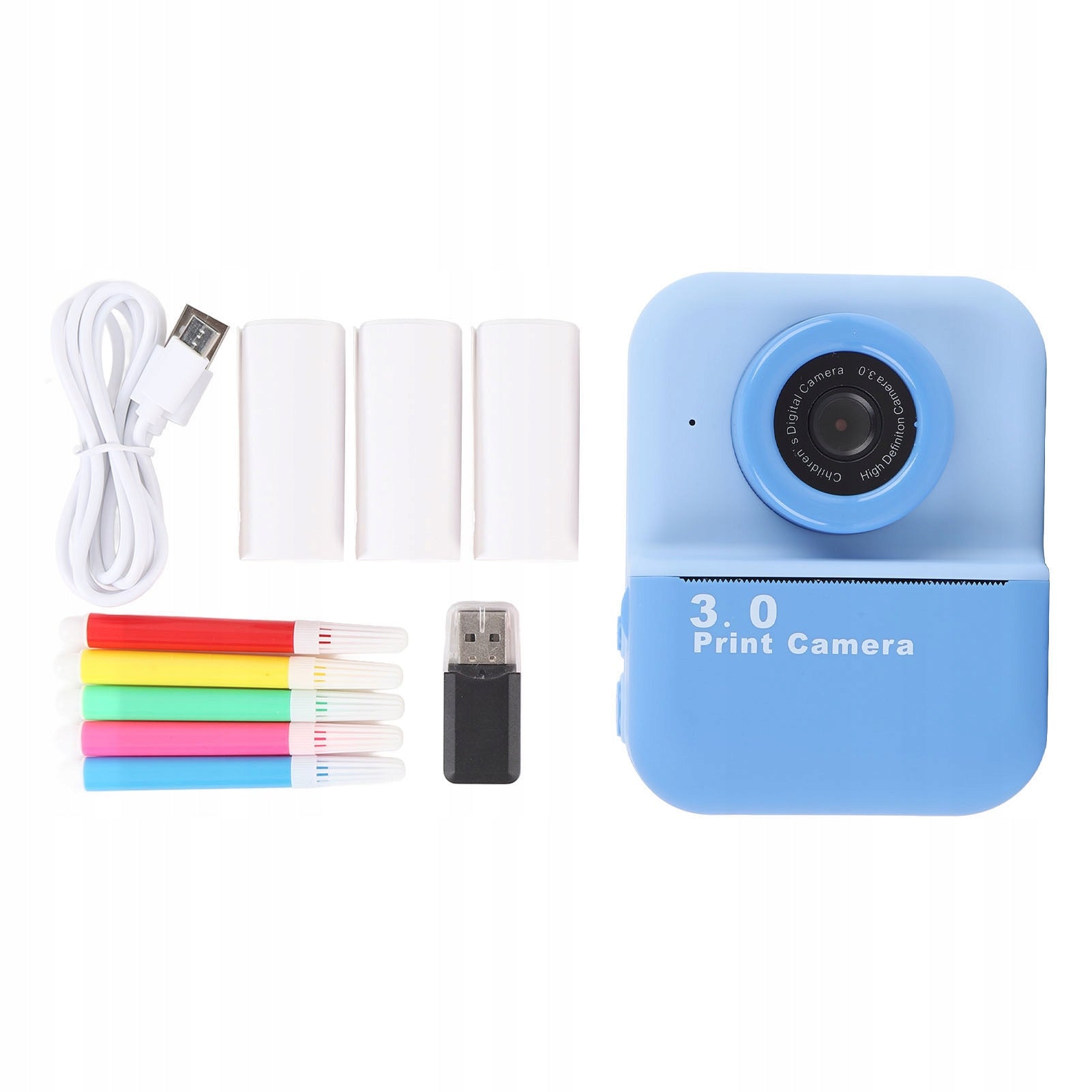 Instant Print Digital Camera 1080p Video Recording 48MP HD 3I