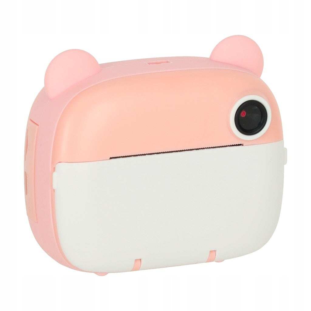 Instant camera for children bear pink Color pink