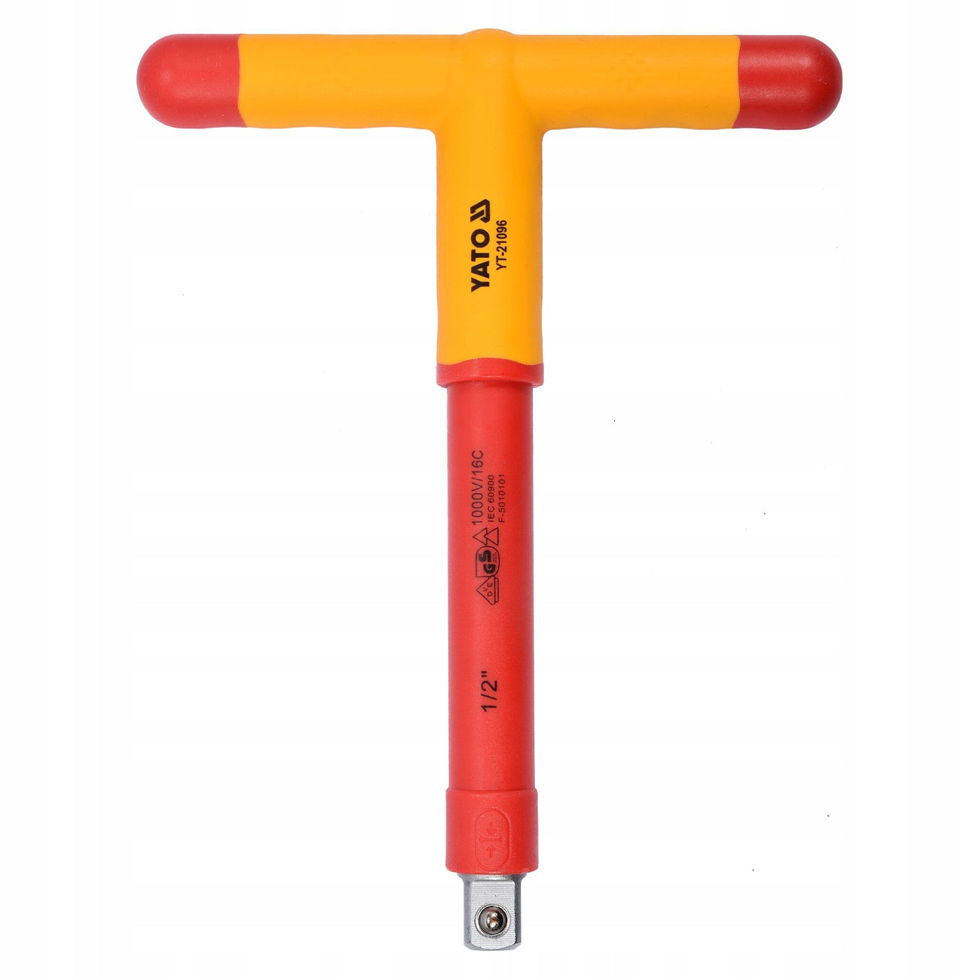 Insulated T-handle with 1/2'' 200mm VDE YATO YT-21096