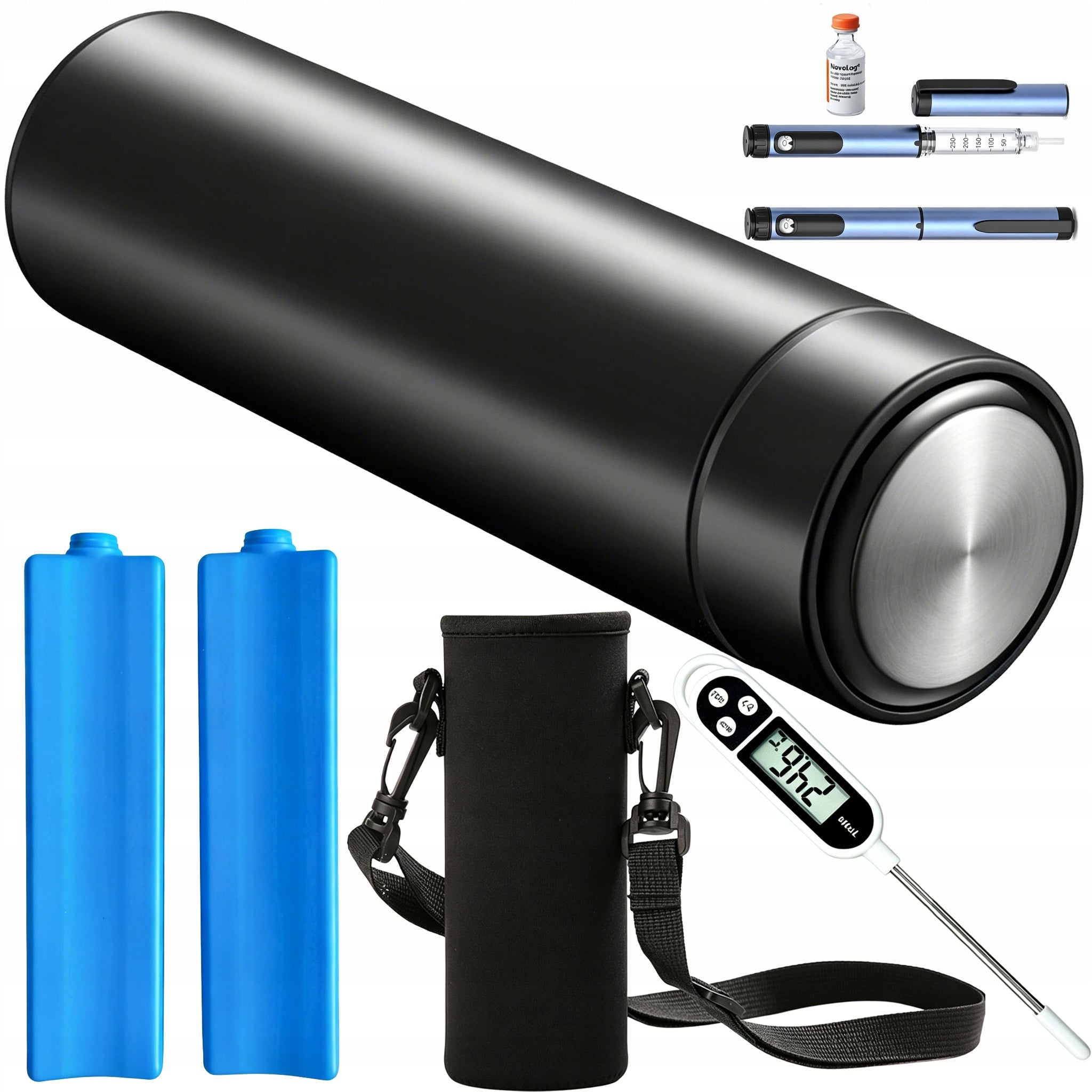 Insulin Cooling Case Travel Insulin Pen Cooler Termomet