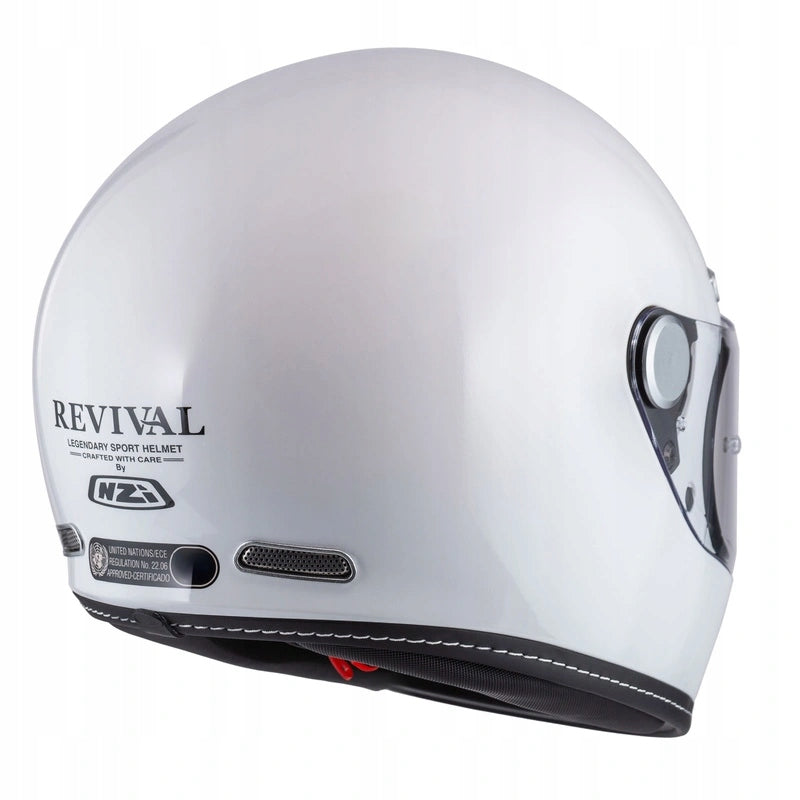 Integral Helmet NZI Revival White Pinlock Ready R22.06 Intercom Packaging status original