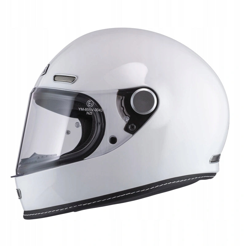 Integral Helmet NZI Revival White Pinlock Ready R22.06 Intercom