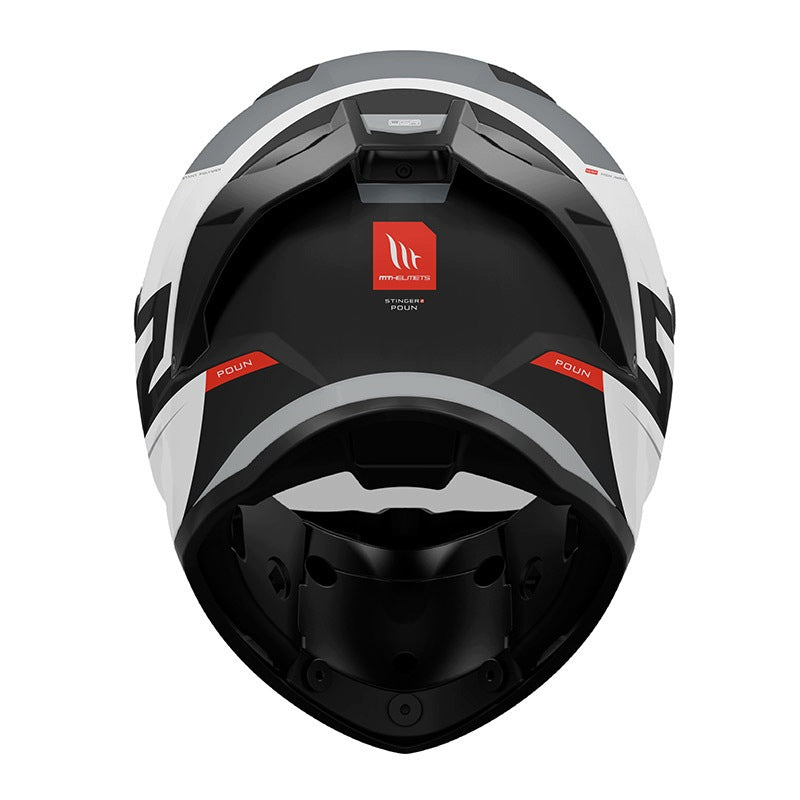Integral helmet MT Helmets STINGER 2 POUN B2 grey/white/matte S Manufacturer MT