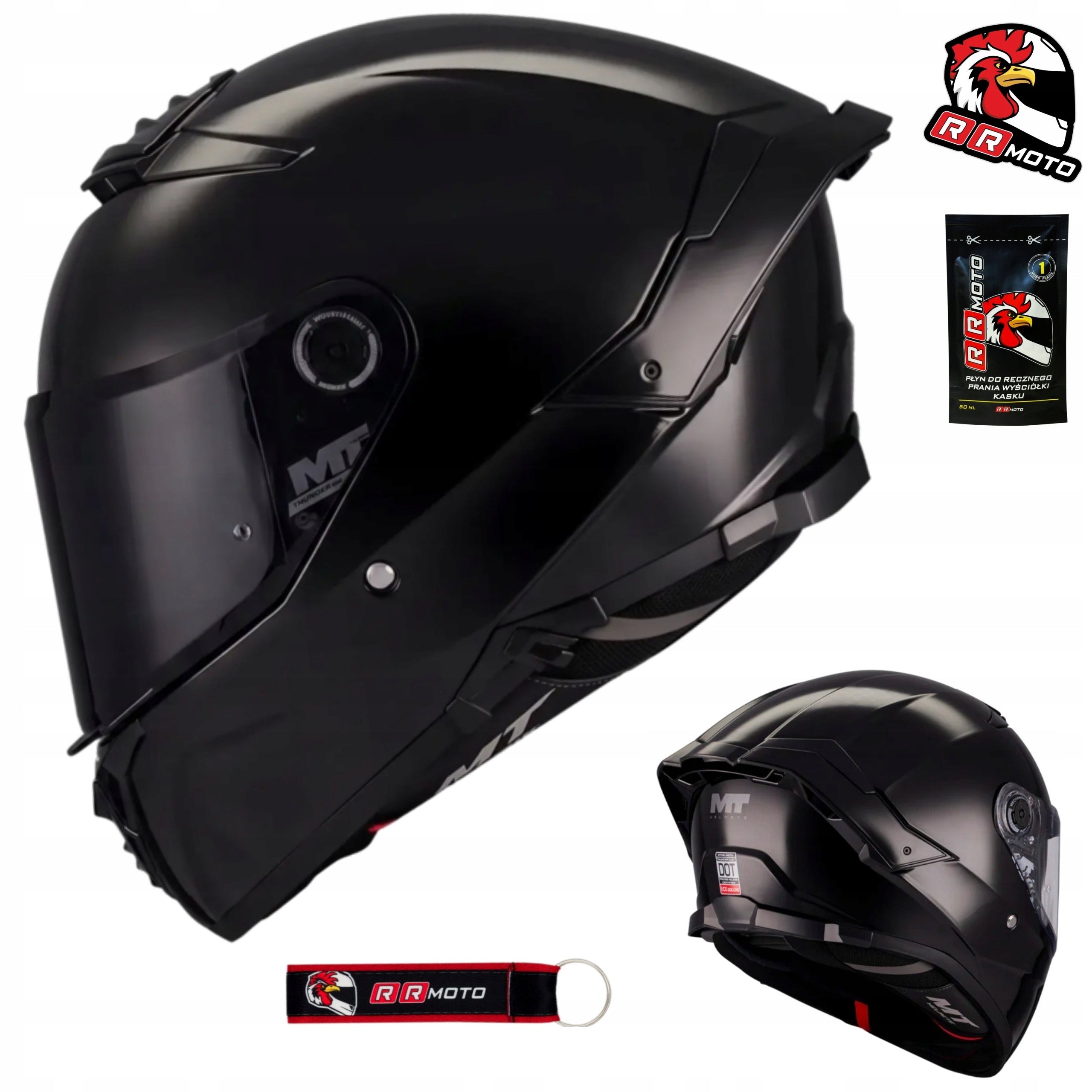Integral helmet MT THUNDER 4 SV black ECE 22.06 Blenda Freebies PINLOCK