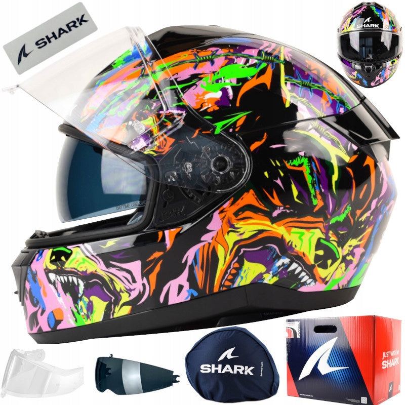 Integral helmet Shark Ridill 2 Raging Beast Multicolor size L
