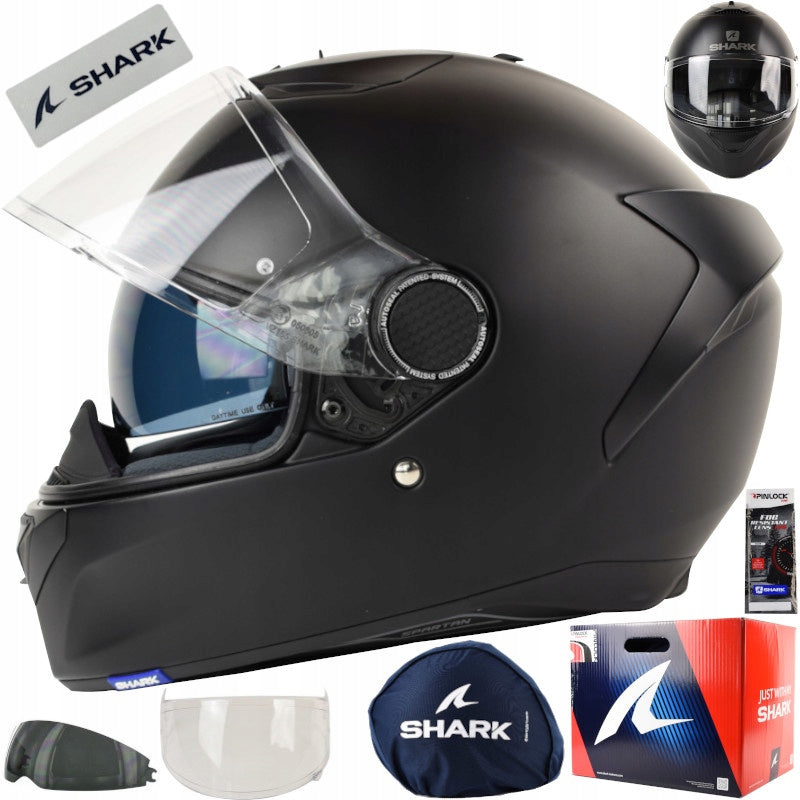 Integral helmet Shark Spartan black matt size XL