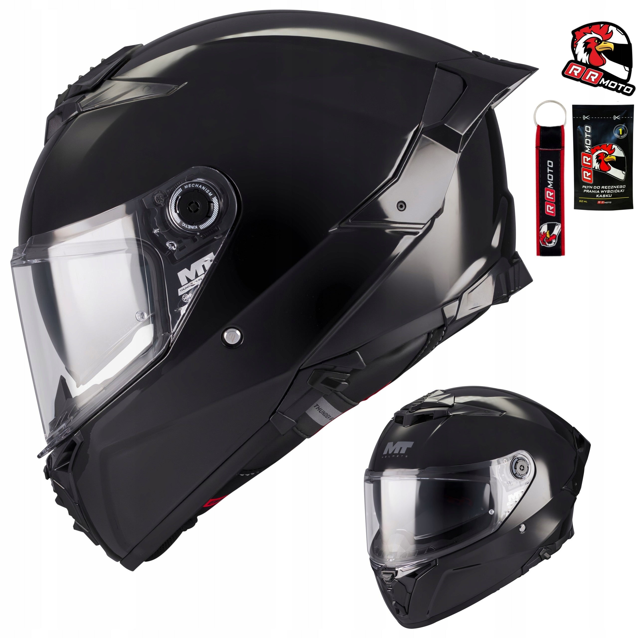 Integral helmet with BLEND MT THUNDER 4 R SV black FREEBIES Pinlock 2026