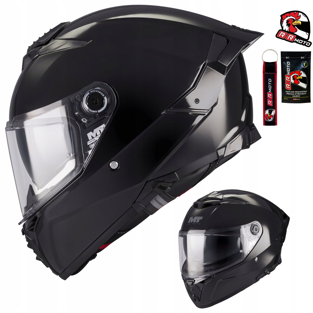 Integral helmet with BLEND MT THUNDER 4 R SV black FREEBIES Pinlock 2026