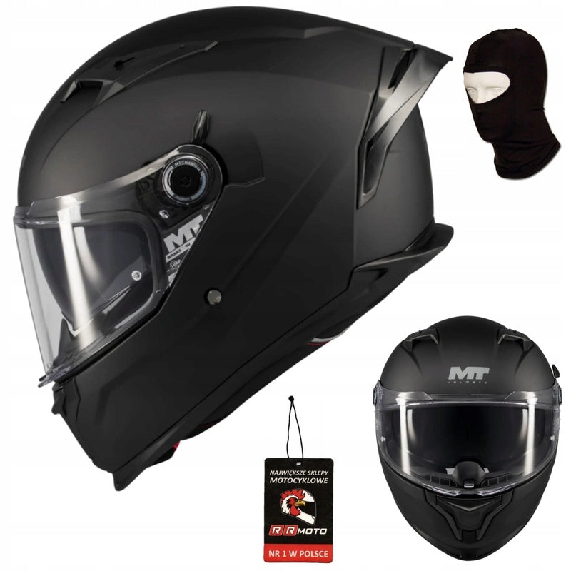 Integral helmet with Blend MT BRAKER SV PURE black mat ECE 22.06 + FREEBIES