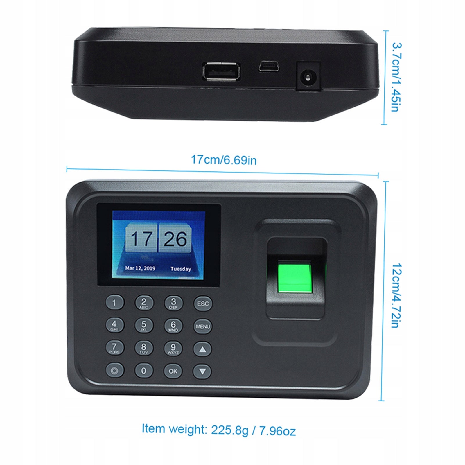 Intelligent Biometric Fingerprint Password Presence Machine OQ