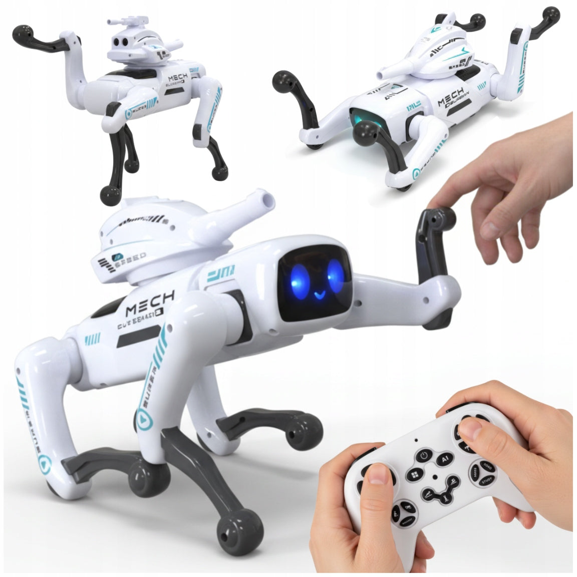Intelligent DOG ROBOT 20 + Functions Remote Control Application Programmable Manufacturer code ROBOT ZDALNIE STEROWANY PIES RC ZAAWANSOWANY