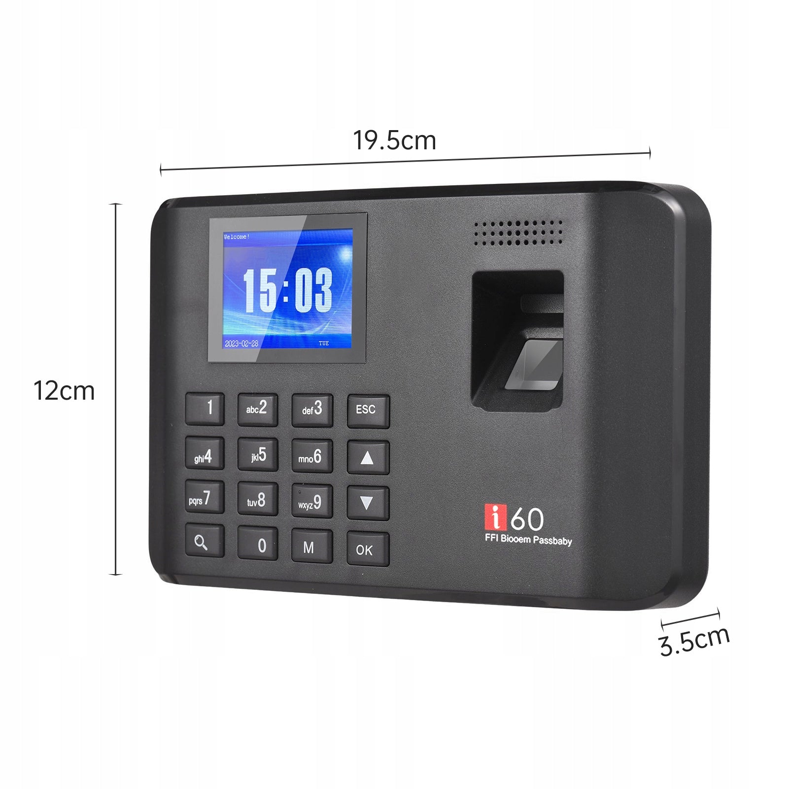 Intelligent biometric fingerprint password Presence of HM machine Brand no brand