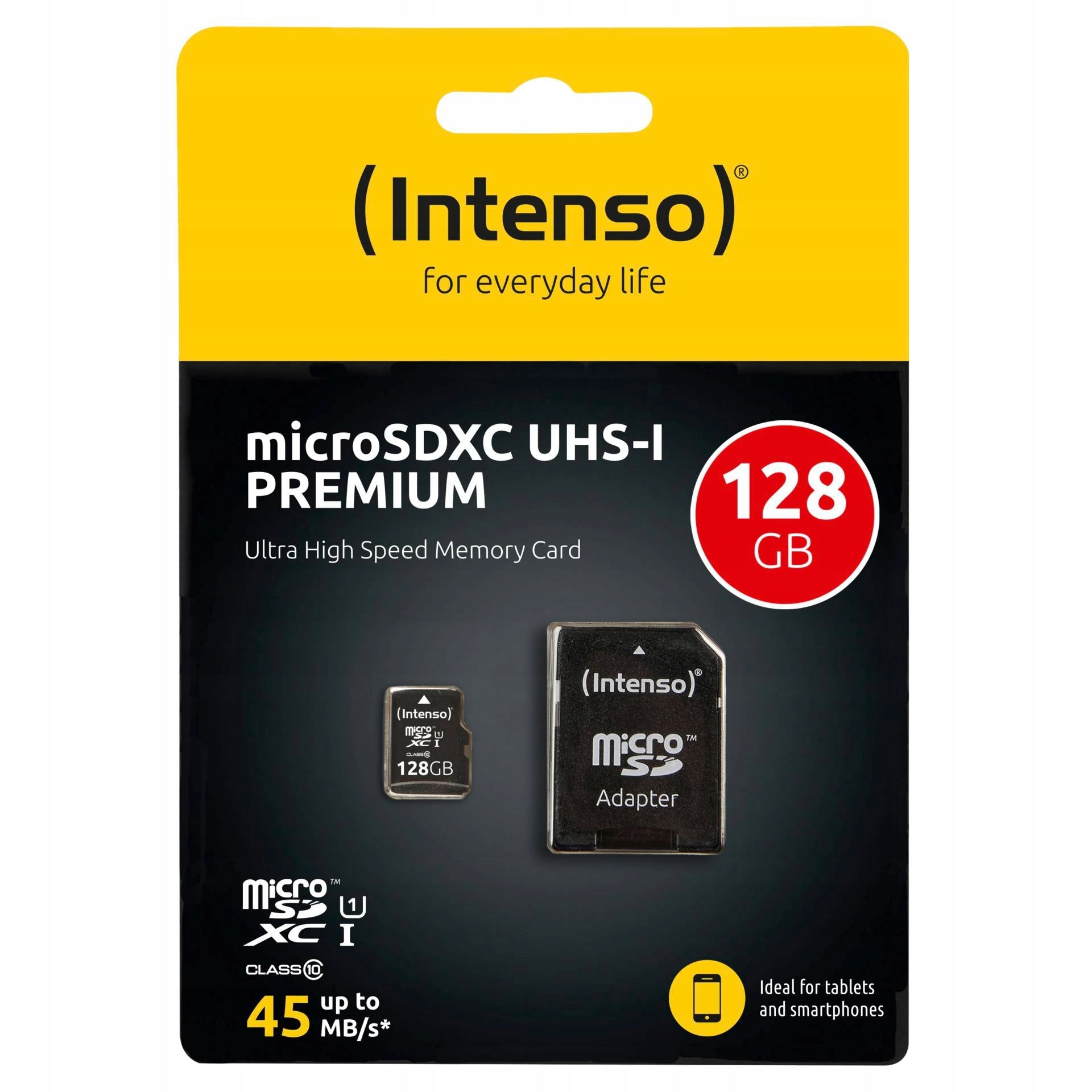 Intenso Premium 128GB Class 10 UHS-I microSDXC Card