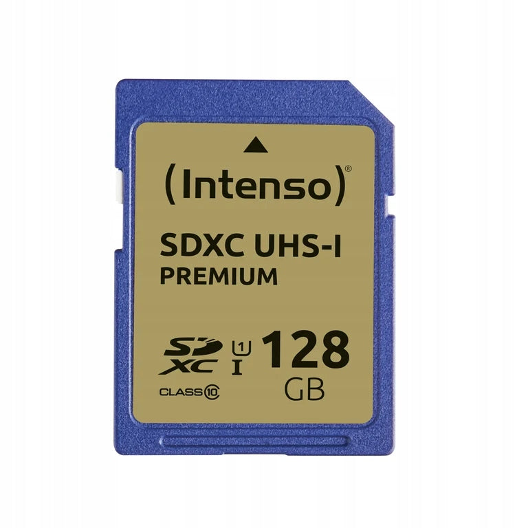Intenso SD UHS-I Premium 128GB Memory Card - Fast and Reliable Packaging status original