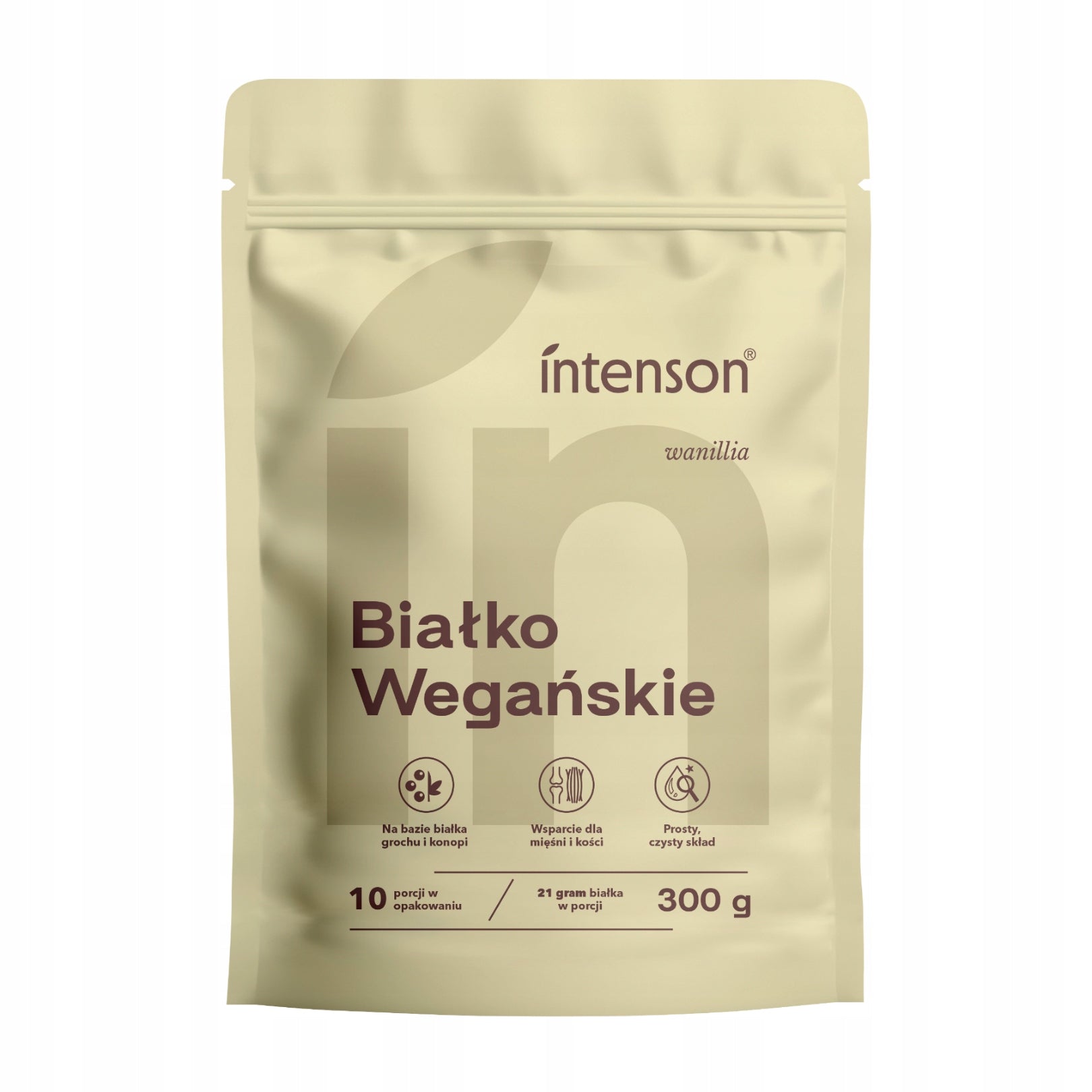 Intenson VEGETABLE protein VANILLA 300g + Multi Collagen sachet 11g Expiration date at least 1 year from the date of purchase