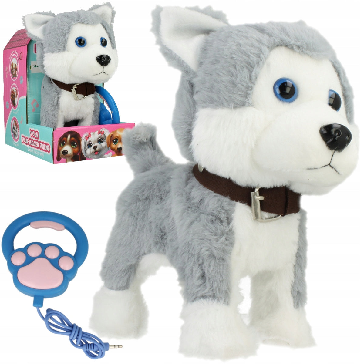 Interactive Husky Dog Remote Controlled Dog Responds to Sounds and Touch Brand Stator