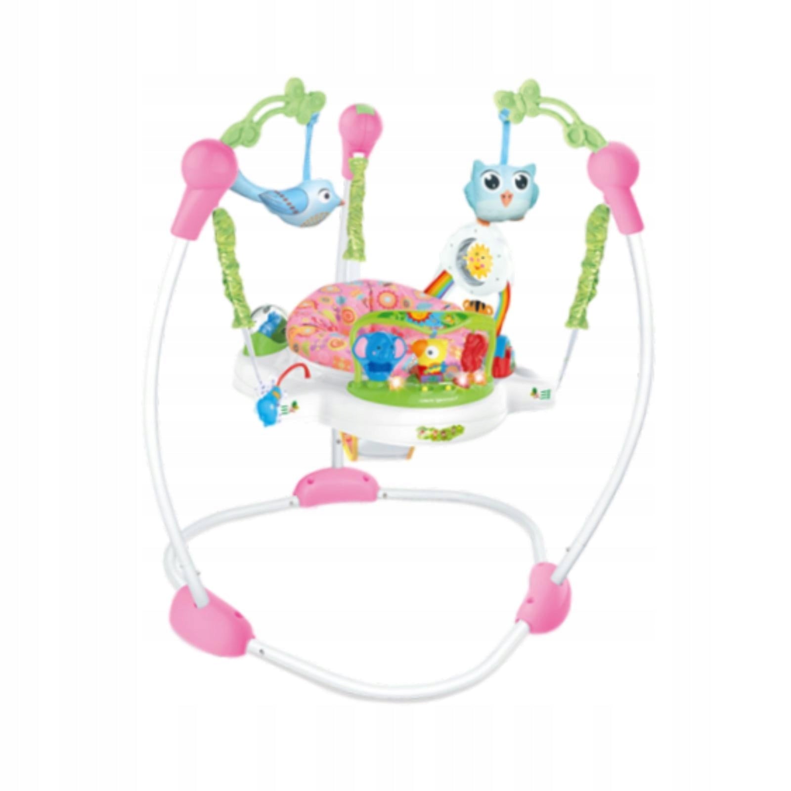 Interactive Play Center Discovery Activity Jumper Multifunctional Baby Red