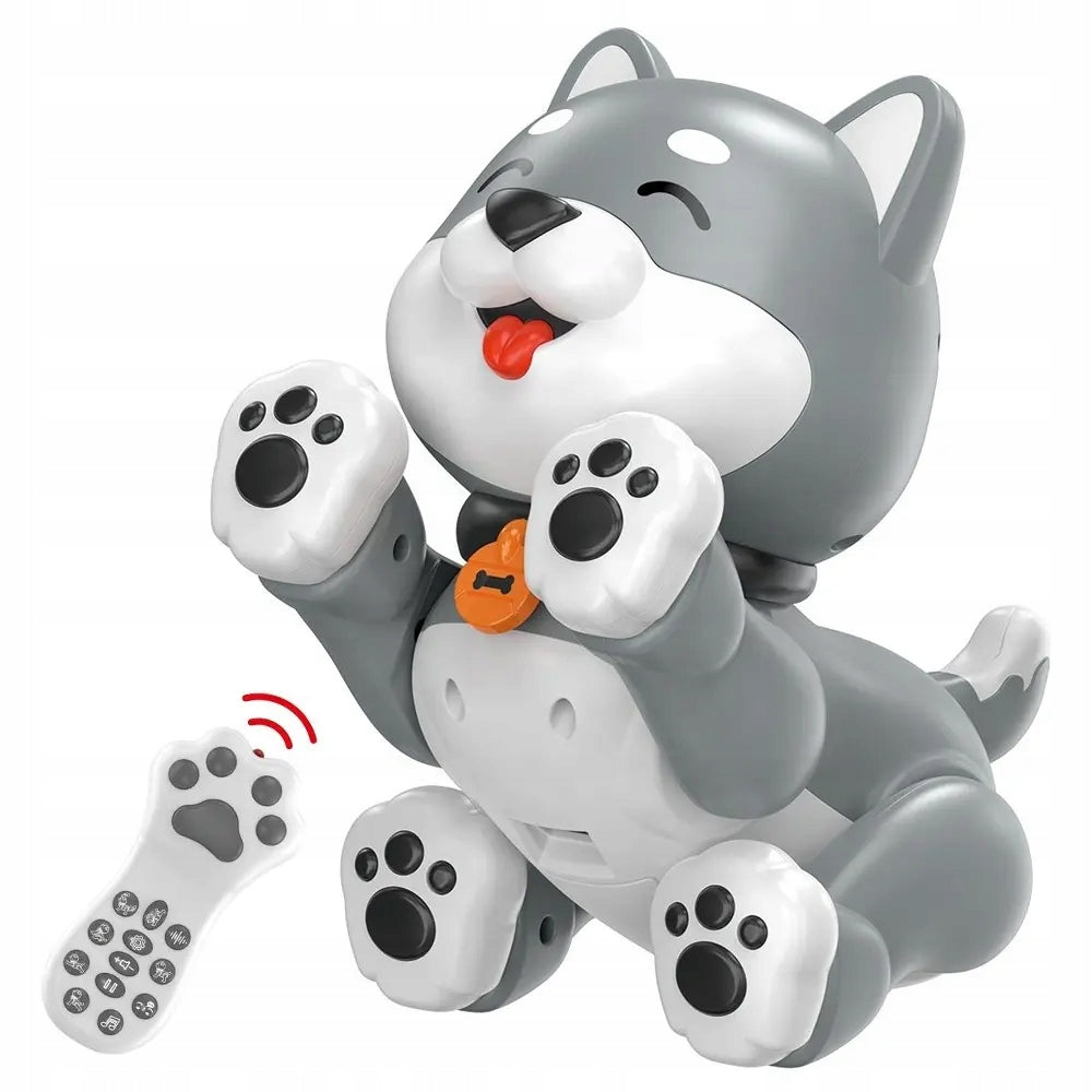 Interactive Robo Dog Husky Remote Controlled Voice Does Tricks Character/Title other