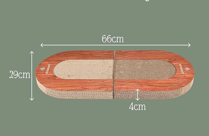 Interactive cat toy made of corrugated cardboard integrated ball Manufacturer code B0CBCN4C6C