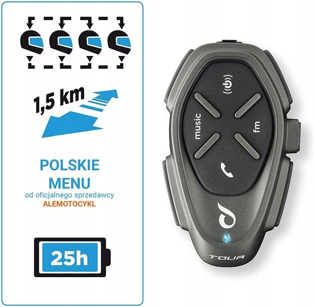 Intercom for helmet Tour HD PL messages INTERPHONE | INTERPHOTOURHD Certificates of conformity CE