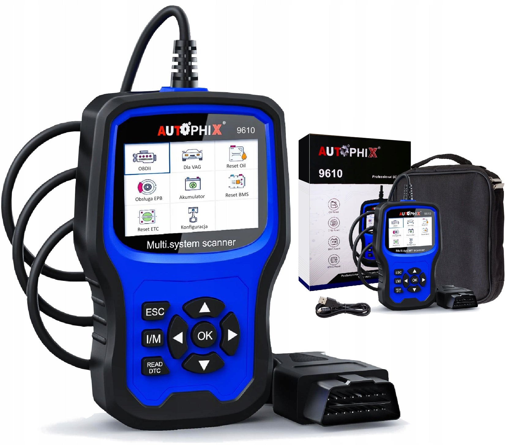 Interface Diagnostic tester AUTOPHIX VAG 9610
