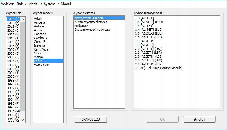 Interface Opel Scanner CAN USB program with license Brand VIAKEN