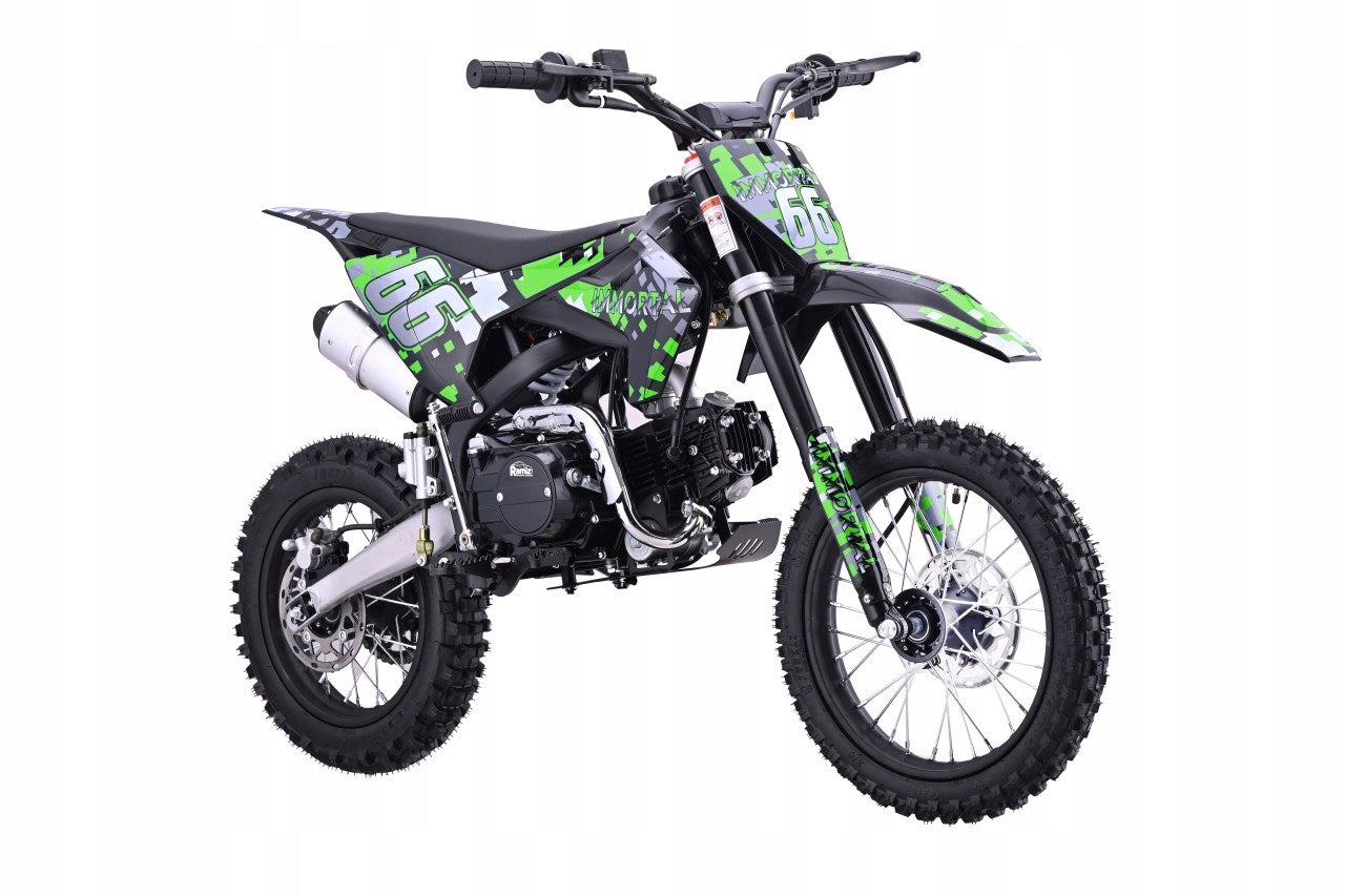 Internal combustion engine 110cc 110CM IMMORTAL green cross E-start 4 gears