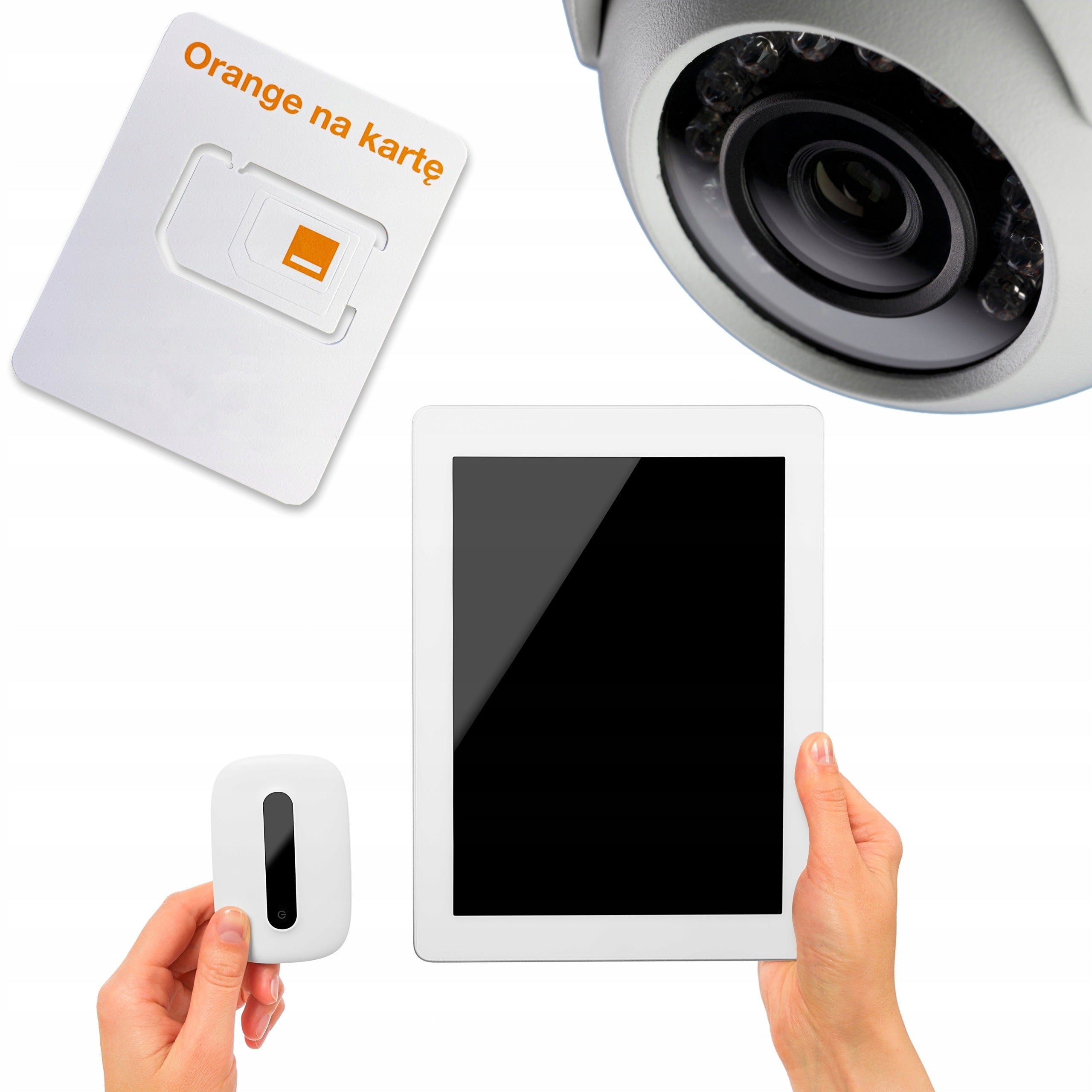 Internet Mobile Orange 900GB for 400 days SIM Card Router Alarm GPS Camera Operator Orange