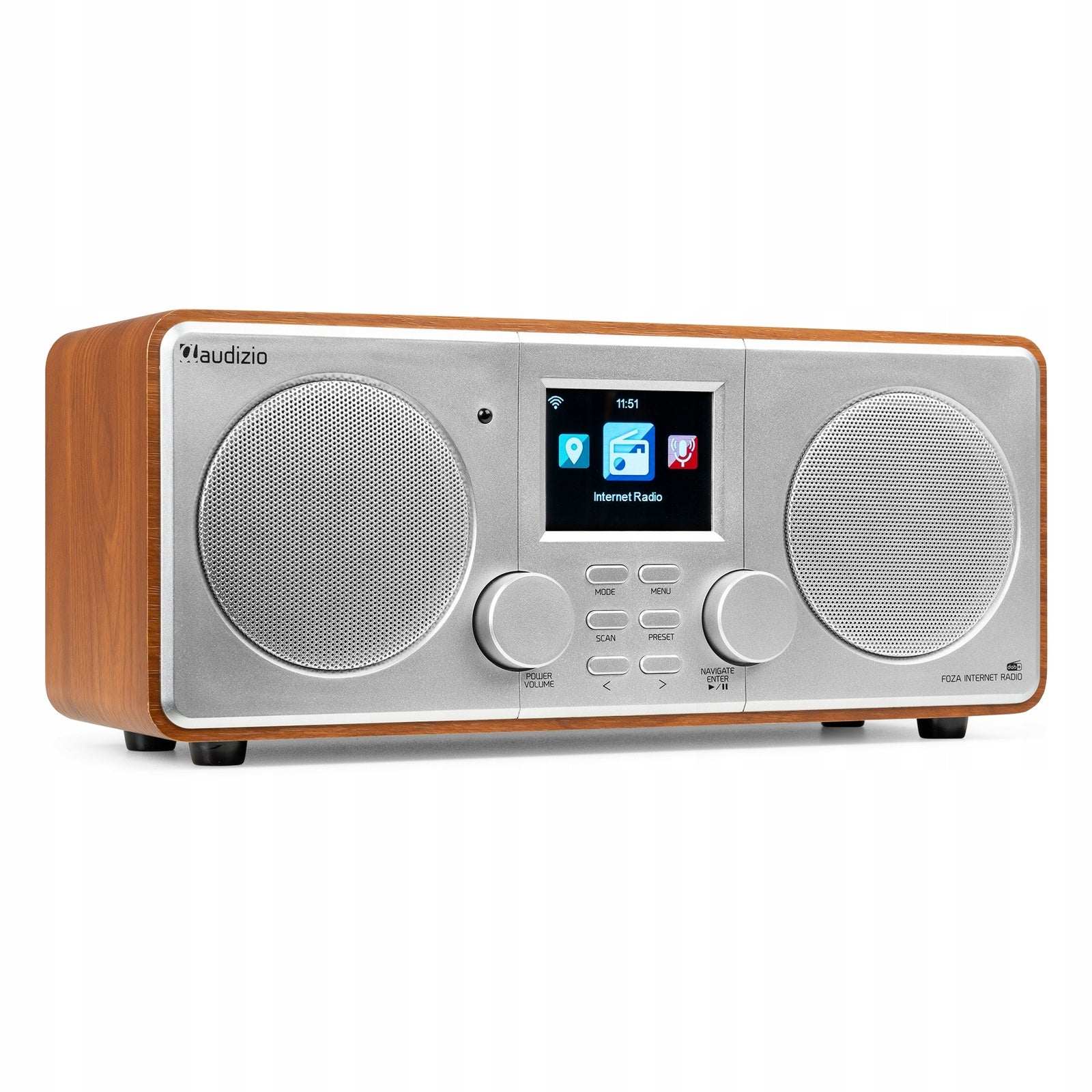 Internet Radio Audizio Foza DAB+ FM USB Bluetooth Speakers WiF Manufacturer code 102.306