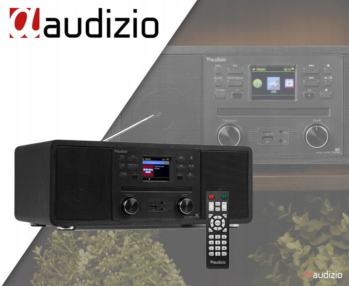 Internet Radio WIFI BT 5.0 CD USB MicroSD FM Radio DAB+ Audizio Packaging status original