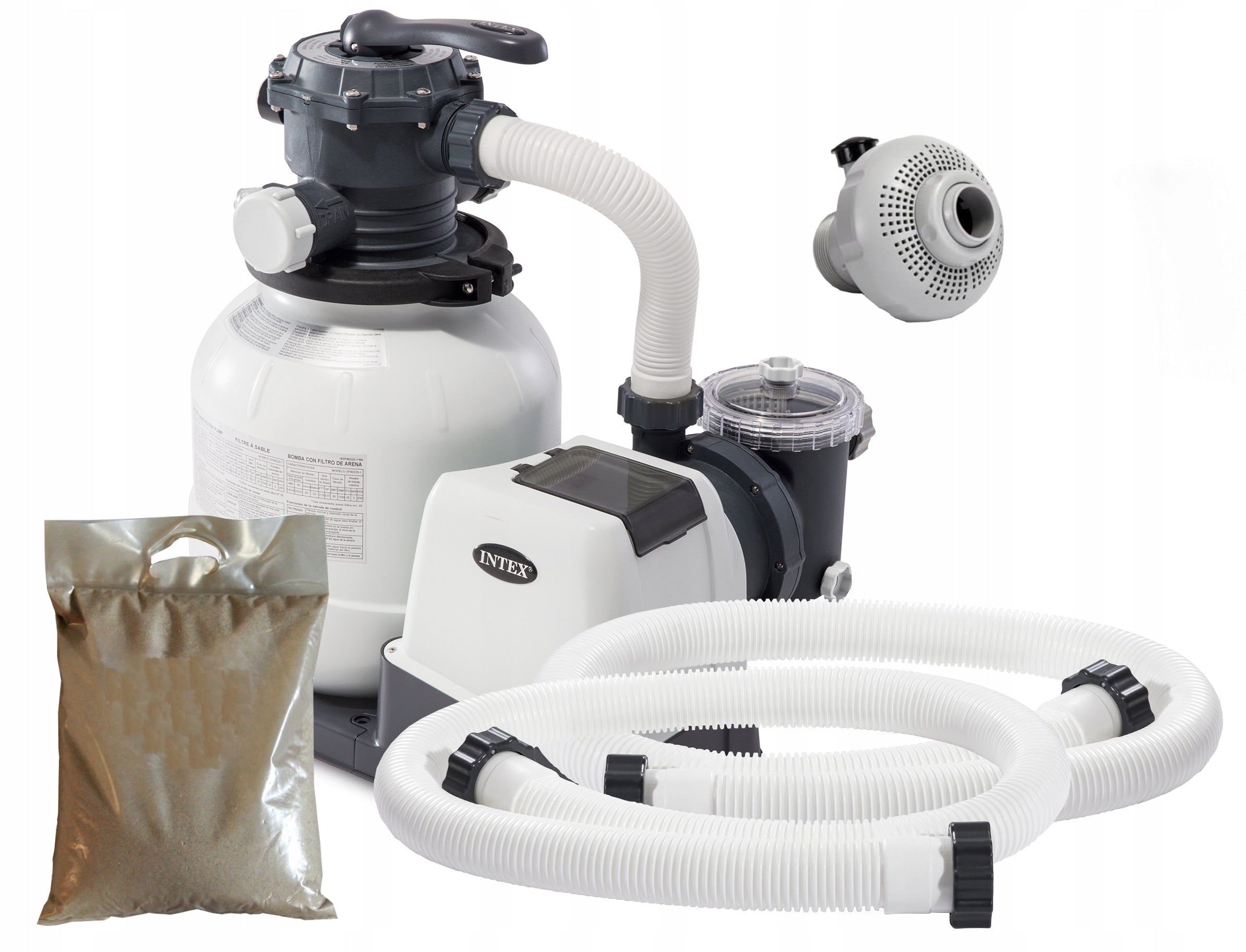Intex 26330 Garden Pool 549x132cm Sand Pump Vacuum Cleaner Skimer 2026r Manufacturer code 26330