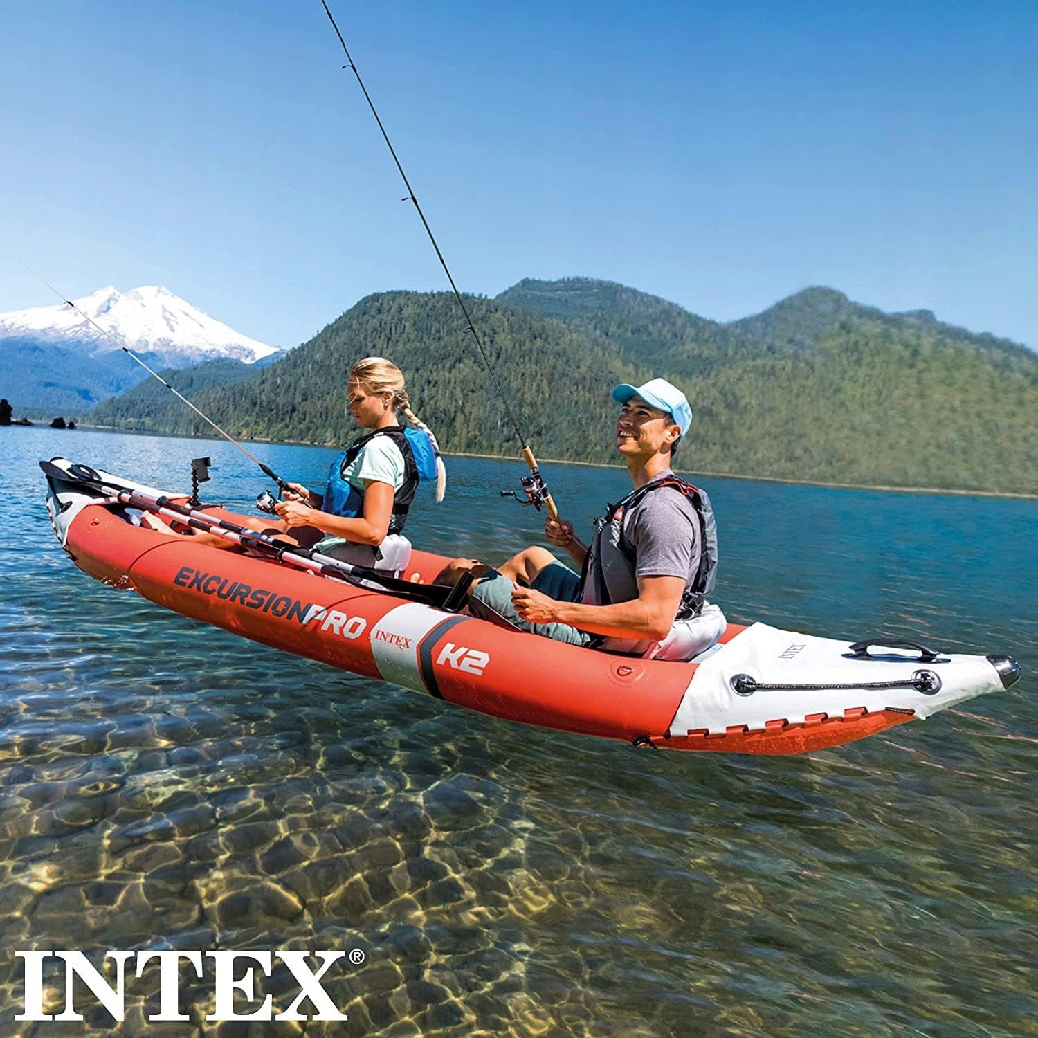 Intex – Excursion Pro K2 with paddles and pump 68309 Brand Intex