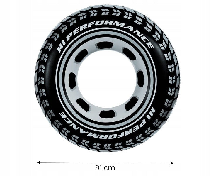 Intex Inflatable swimming wheel - Black tyre 91cm #59252 (6941057459257) Model 59252