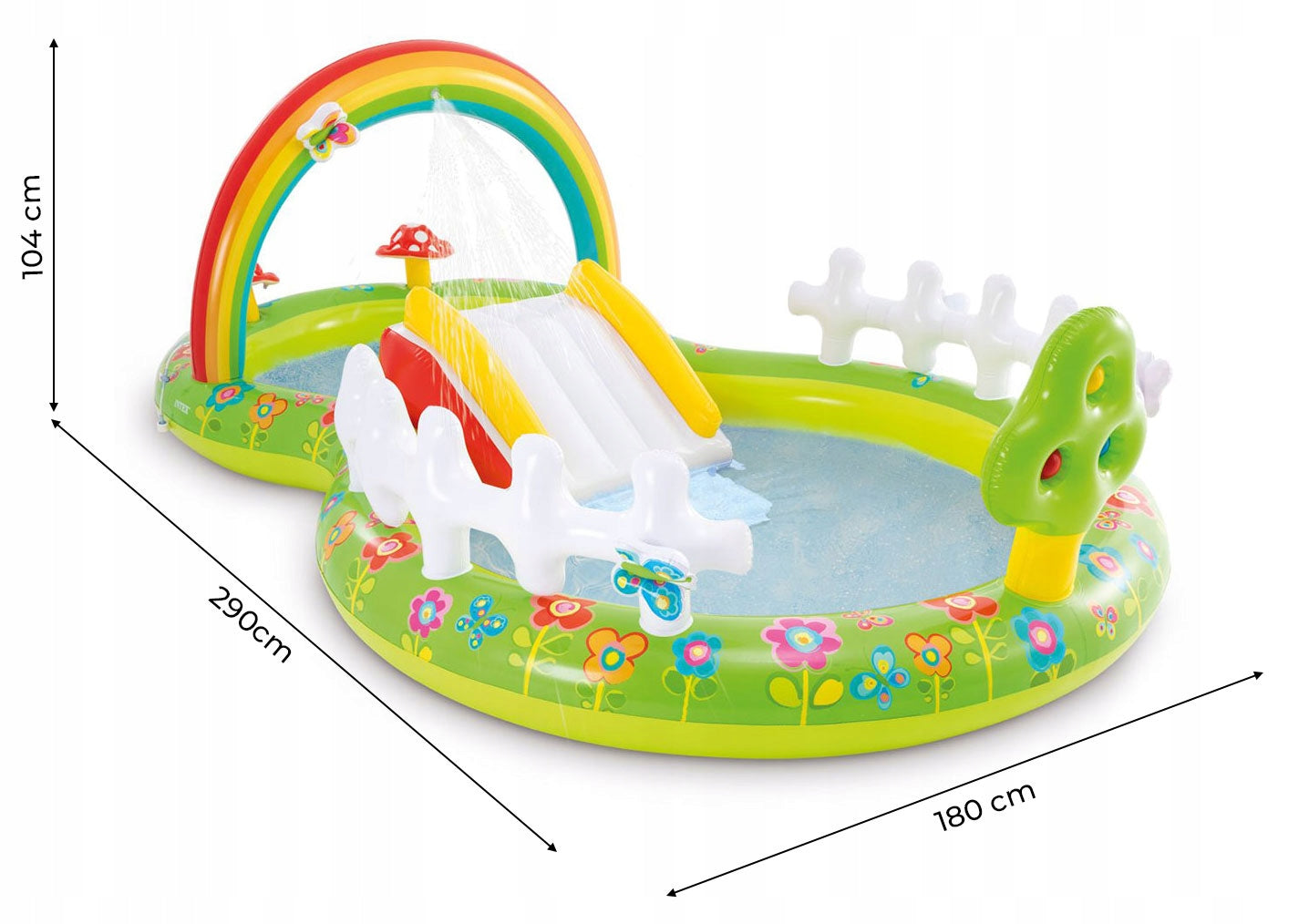 Intex Swimming pool Playground garden 290x180x104 57154 Manufacturer code 57154