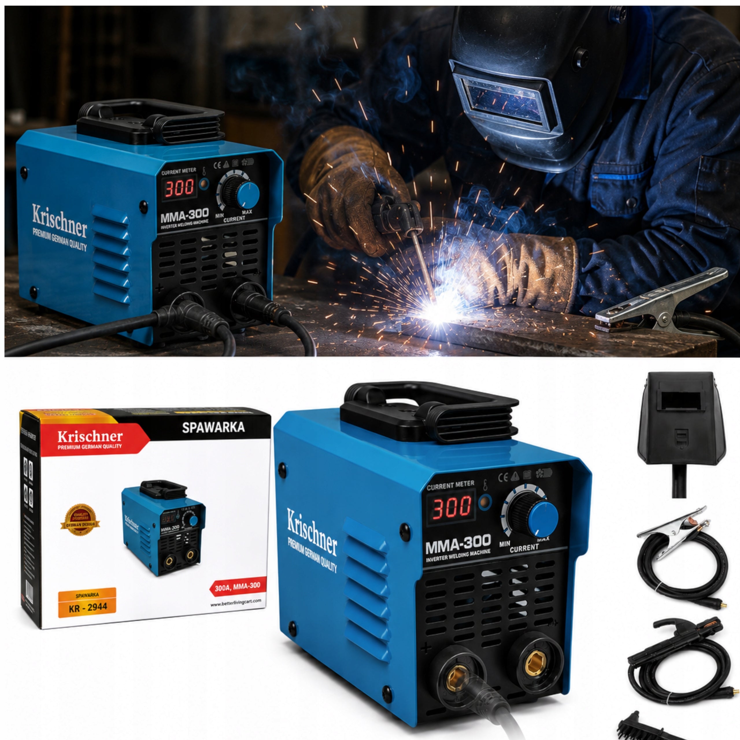 Inverter Welding Machine Krischner 300A MMA IGBT Model spawarka