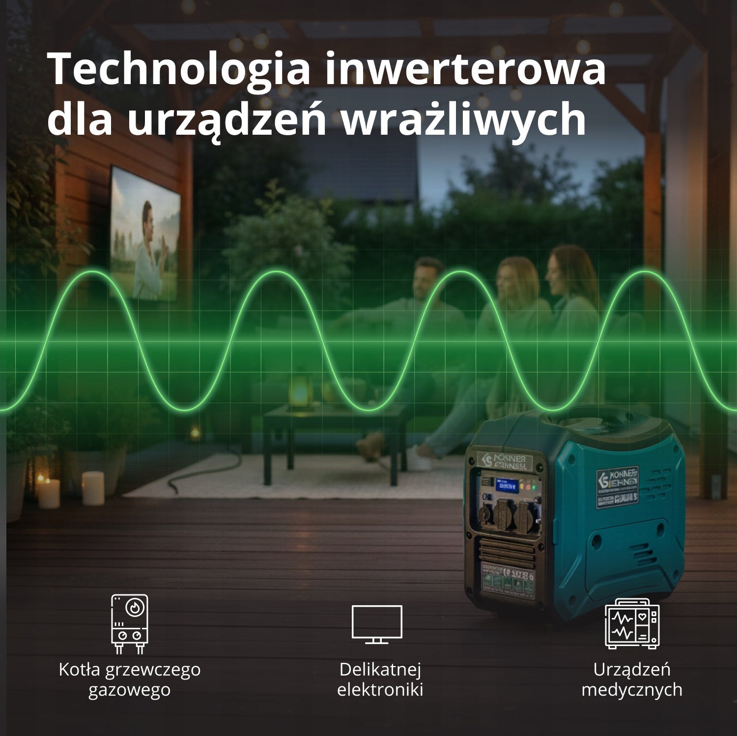 Inverter generator set KS 3000i S Könner & Söhnen 3300 W Packaging status original