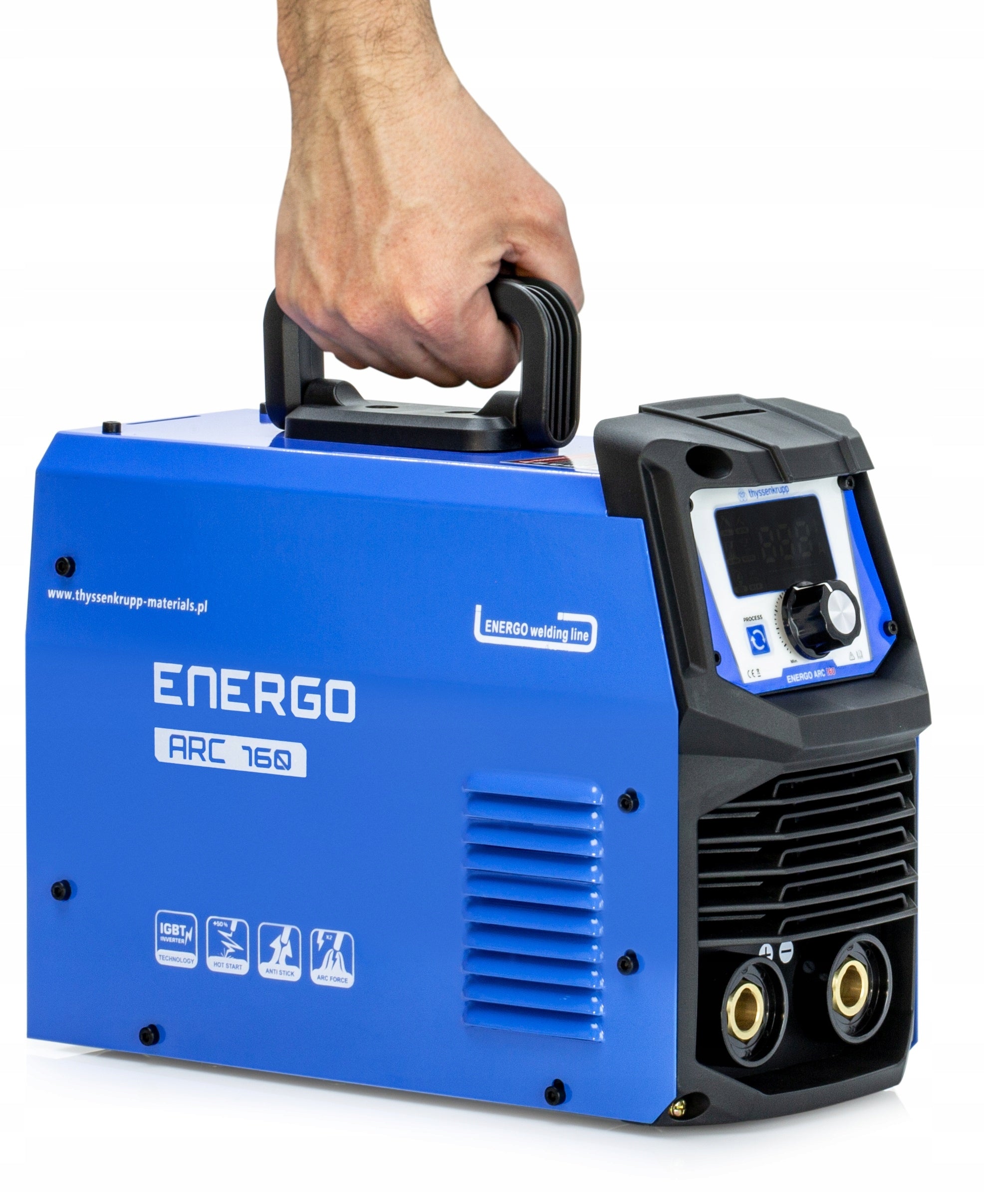 Inverter welder ENERGOarc 160A MMA TIG Lift welding machine Duty cycle time 60%