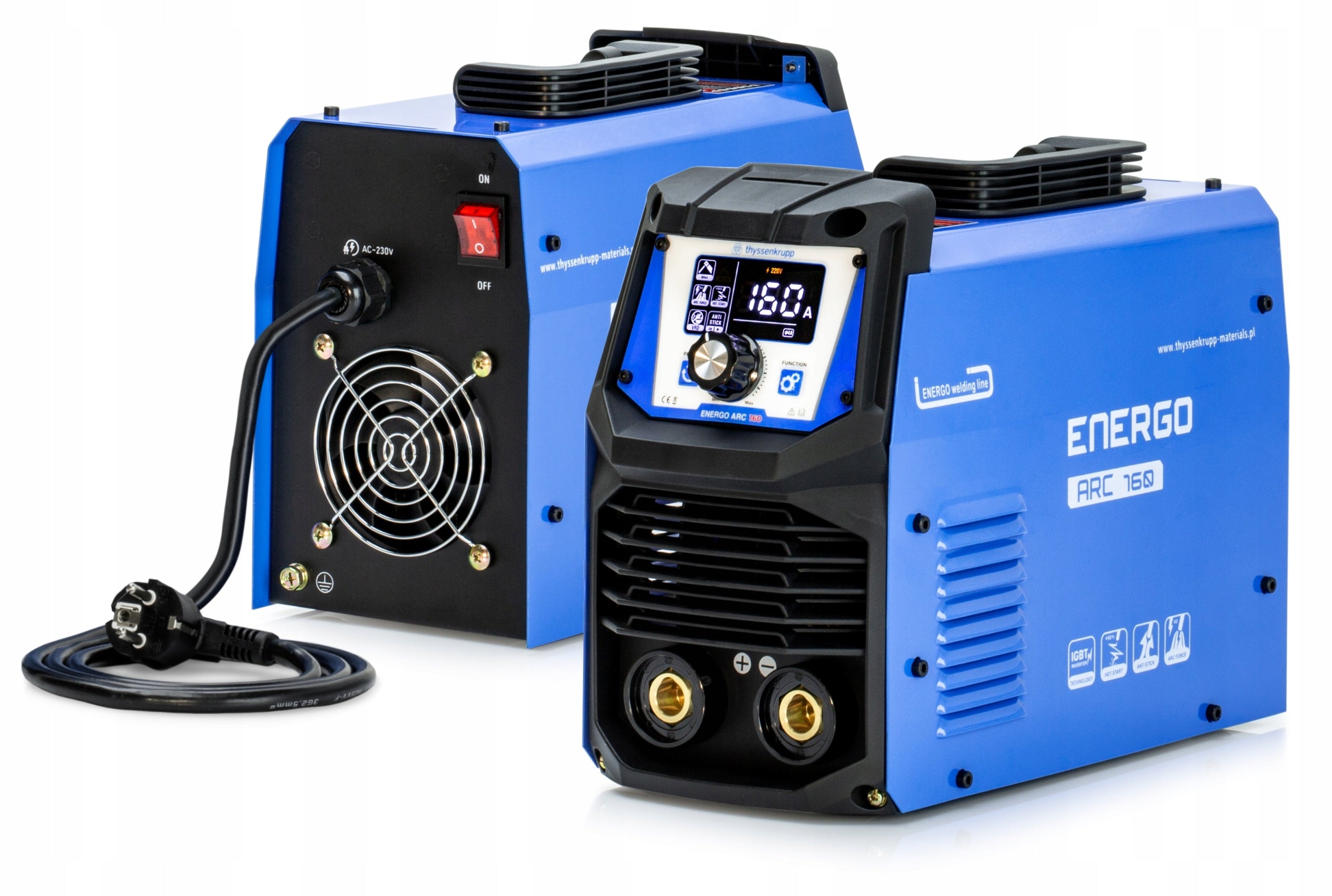 Inverter welder ENERGOarc 160A MMA TIG Lift welding machine Manufacturer code 0624369_001